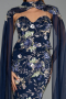 Long Navy Blue Evening Dress ABU6424