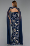 Long Navy Blue Evening Dress ABU6424