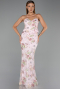 Long Powder Color Evening Dress ABU6424
