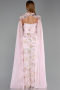 Long Powder Color Evening Dress ABU6424