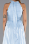 Long Light Blue Chiffon Prom Gown ABU6428