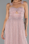 Long Powder Color Evening Dress ABU6431
