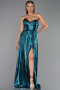 Long Oil Green Prom Gown ABU6196