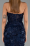 Long Navy Blue Mermaid Evening Gown ABU6625