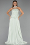 Long Mint Chiffon Evening Dress ABU6436