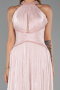 Long Powder Color Chiffon Evening Dress ABU6437
