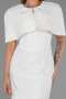 Long White Dantelle Evening Dress ABU6438