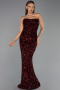 Long Burgundy Evening Dress ABU6439