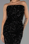 Long Black Evening Dress ABU6439