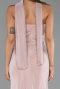 Long Powder Color Beaded Evening Dress ABU6440