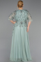 Long Mint Plus Size Evening Gown ABU6489