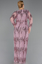Long Powder Color Scaly Plus Size Evening Gown ABU6493
