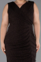 Midi Brown Formal Plus Size Dress ABK1492