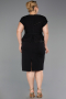 Midi Black Plus Size Cocktail Dress ABK2669