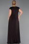 Long Brown Formal Plus Size Dress ABU6410