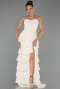 Long Yellow Chiffon Prom Gown ABU6397