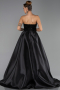 Long Black Beaded Evening Dress ABU5511