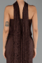 Long Brown Dantelle Evening Dress ABU6487