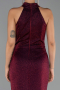 Long Burgundy Evening Dress ABU6083