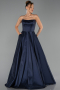 Long Navy Blue Evening Dress ABU6502