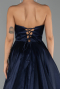 Long Navy Blue Evening Dress ABU6502