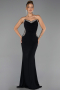 Long Black Mermaid Prom Dress ABU6505