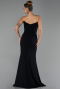 Long Black Mermaid Prom Dress ABU6505