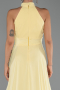 Long Yellow Chiffon Prom Gown ABU6506