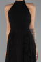 Long Black Chiffon Prom Gown ABU6506