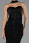 Long Black Evening Dress ABU6442