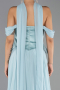 Long Mint Chiffon Evening Dress ABU5327