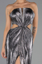 Long Anthracite Prom Gown ABU6127