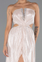 Long Powder Color Prom Gown ABU6127
