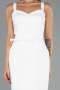 Midi White Cocktail Dress ABK2688