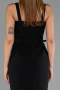 Midi Black Cocktail Dress ABK2688