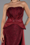 Long Burgundy Dantelle Evening Dress ABU5615