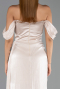 Long Beige Chiffon Evening Dress ABU6496