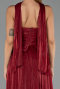 Long Burgundy Chiffon Evening Dress ABU6322