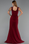 Long Burgundy Evening Dress ABU6552