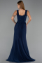 Long Navy Blue Evening Dress ABU6552