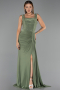 Long Oil Green Evening Dress ABU6552