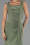 Long Oil Green Evening Dress ABU6552
