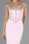 Long Powder Color Evening Dress ABU6327
