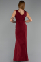 Long Burgundy Evening Dress ABU6524