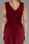 Long Burgundy Evening Dress ABU6524