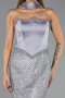 Long Anthracite Beaded Evening Dress ABU6238