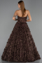 Long Brown Evening Dress ABU6408
