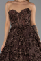 Long Brown Evening Dress ABU6408