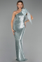 Long Mint Scaly Evening Dress ABU6559