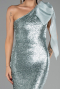 Long Mint Scaly Evening Dress ABU6559